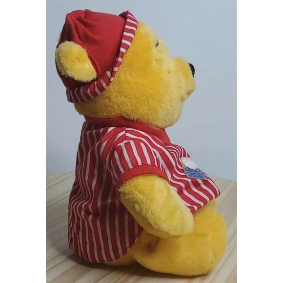 1998 Mattel Winnie the Pooh Bear Only Plush Sleep Sleepover Pajama Fun - Picture 6 of 12
